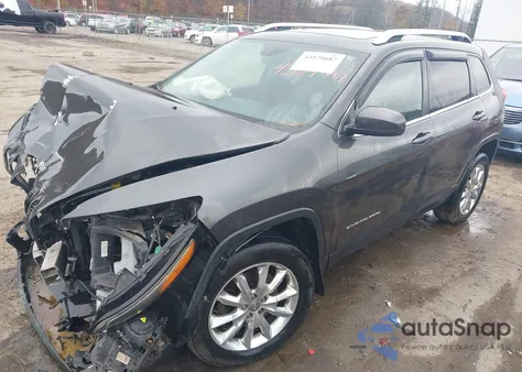 2016 Jeep Cherokee Limited from USA, damaged, VIN 1C4PJMDB4GW134032